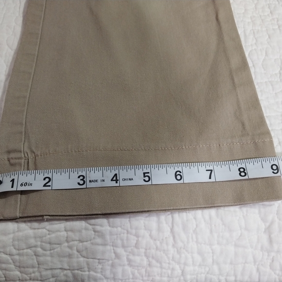 Dickies Juniors Women's Sz.11 Beige Chinos Classic Straight Leg Cotton Blend - Picture 7 of 13